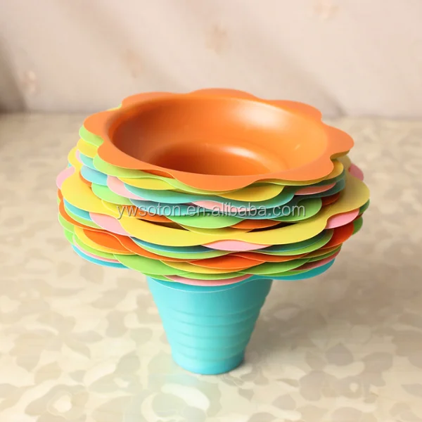 Пластик цветочный поддон/снег конусые аксессуары для скутеров