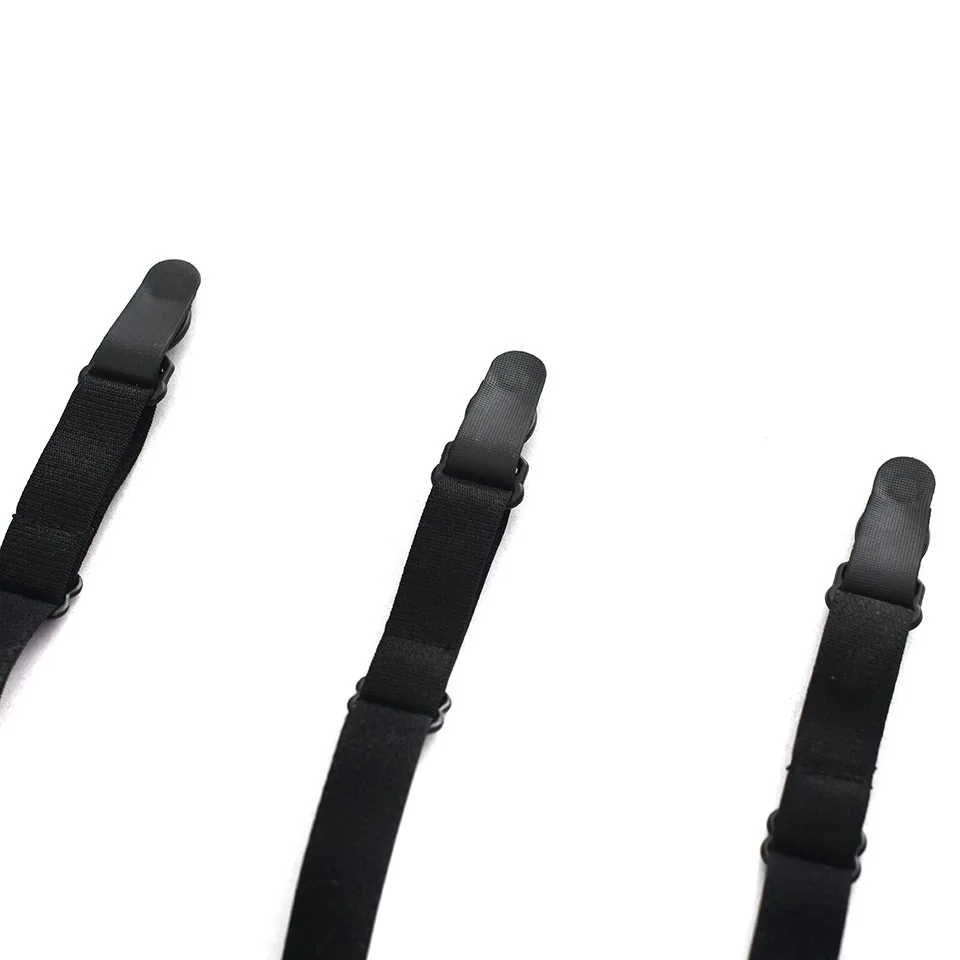 Горячая Распродажа, мужская рубашка с подвязками, устойчивая к морщинам и скользящая рубашка с зажимом, сексуальная Удобная нейлоновая подвязка с кольцом на бедро