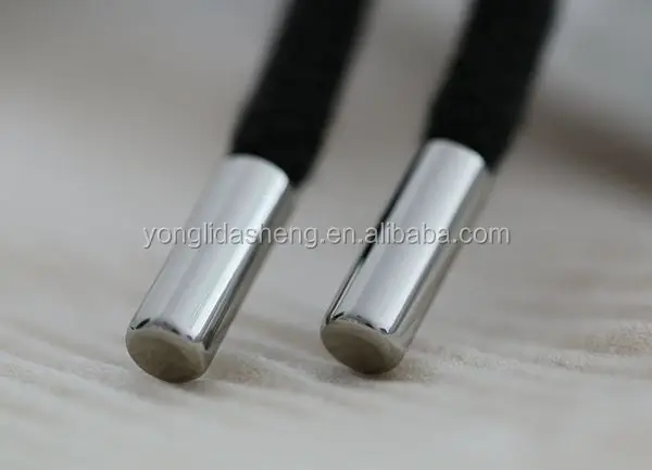 
New products silver metal shoelace aglets for women shoes 