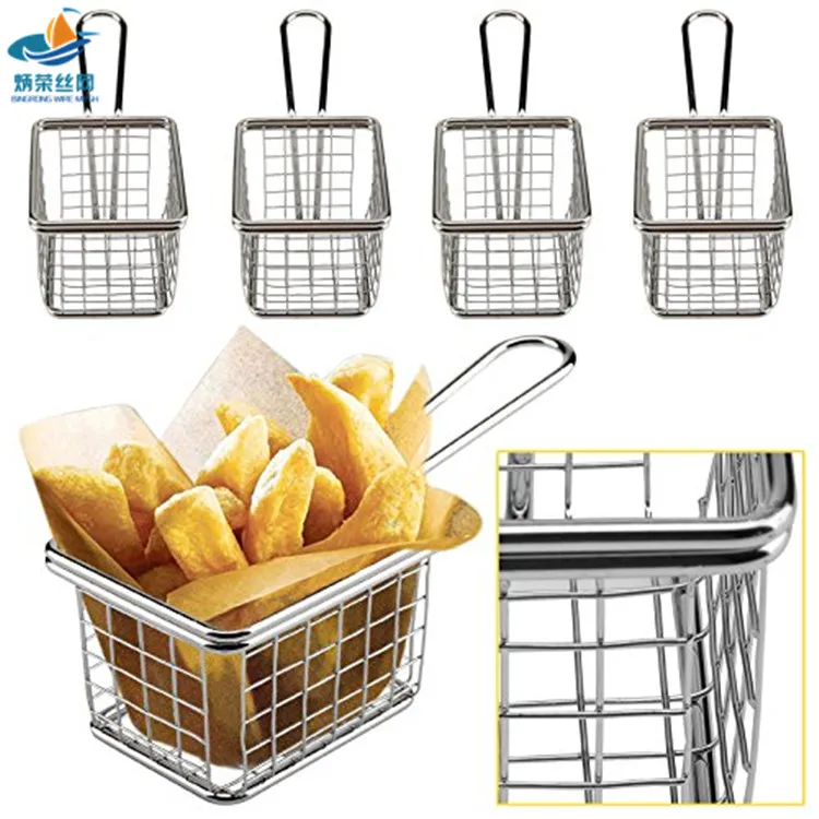 Food Grade Mini French Fries Baskets