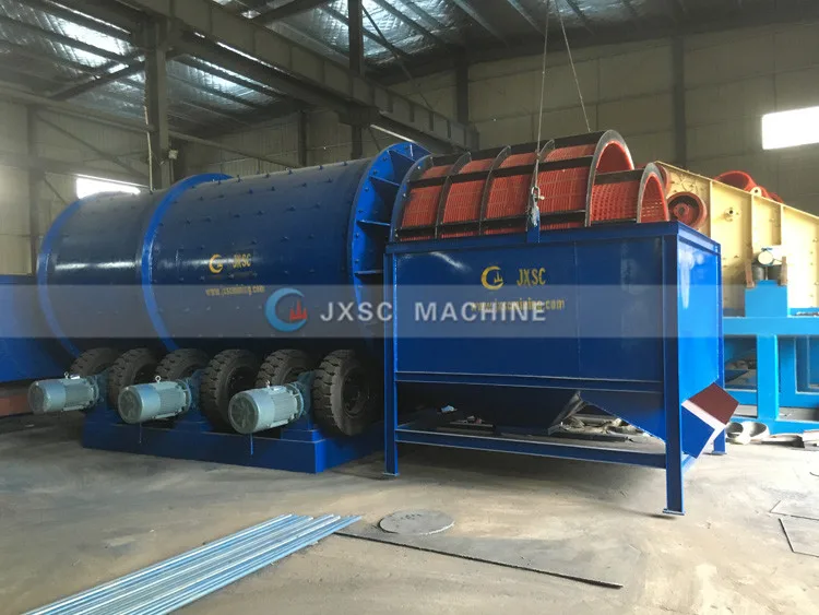 250 TPH Alluvial Silica Sand Washing Scrubber Machine with High Quality