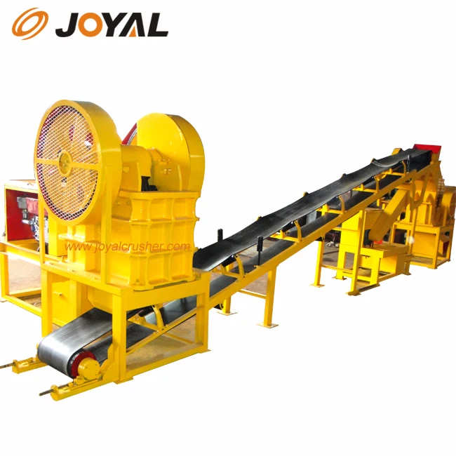 JOYAL Diesel Engine Crusher , mini stone crusher machine price