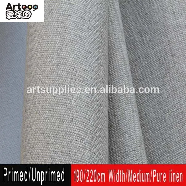 Художественный холст Monet II, чистый лен, с принтом, грунтованный/негрунтованный рулон холста, высокое качество