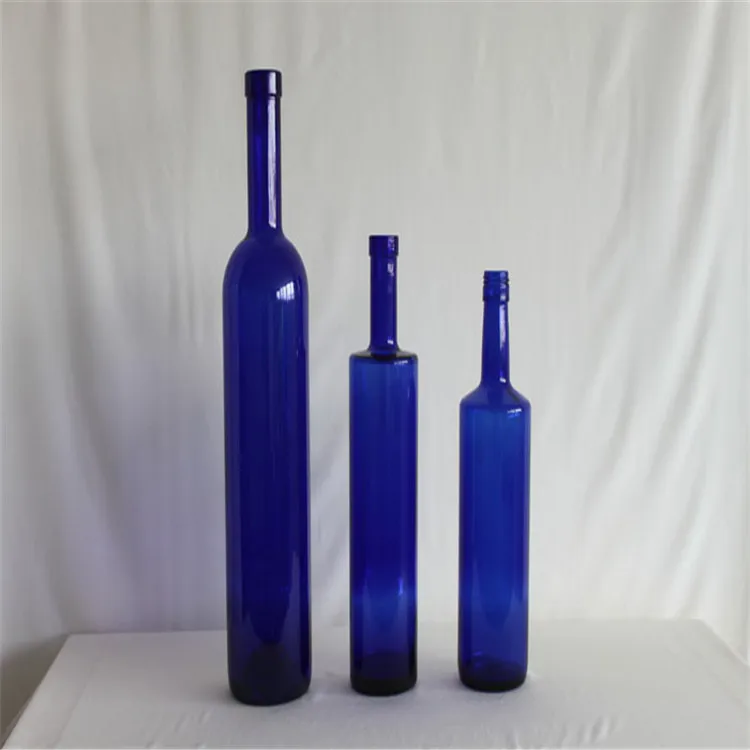 decorative glass bottles colored glass bottles blue glass bottles