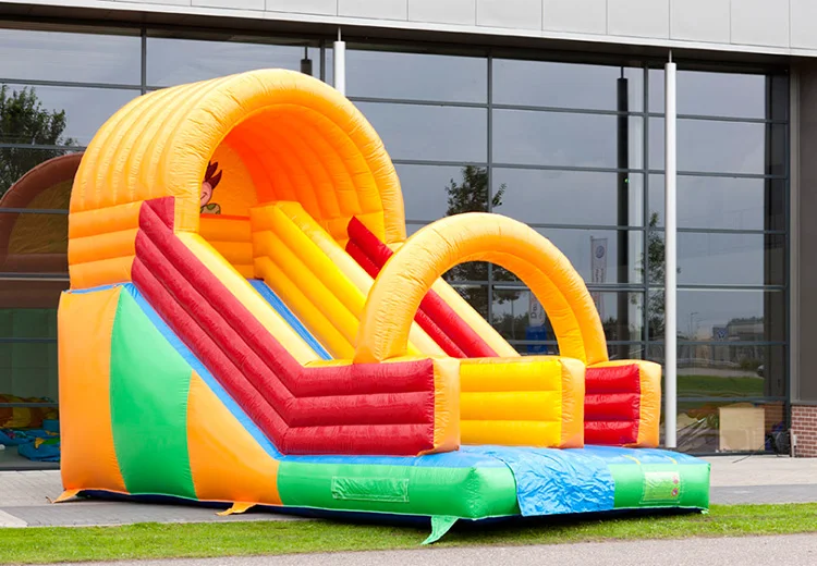 Inflatable dry circus clown slide for Adult and Children