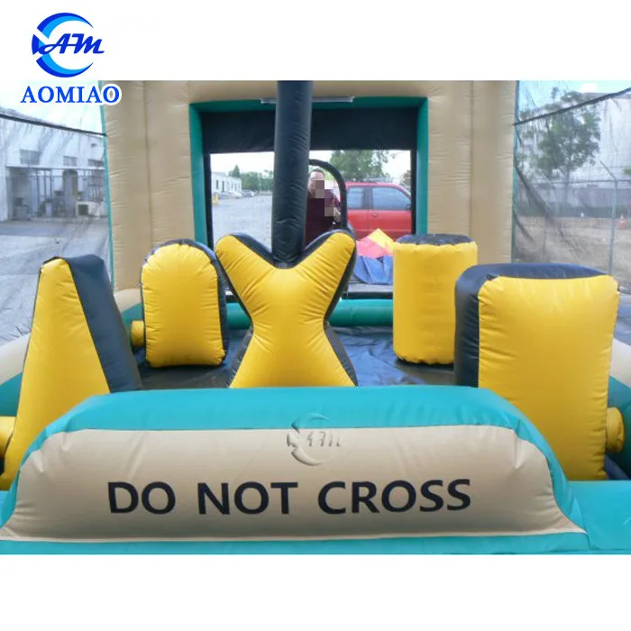 Outdoor inflatable paintball arena inflatable paintball field shooting range equipment for sale inflatable paintball arena