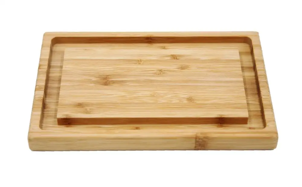 ECO Friendly Bamboo 100% Premium Organic 3 pcs bamboo  cutting board with groove