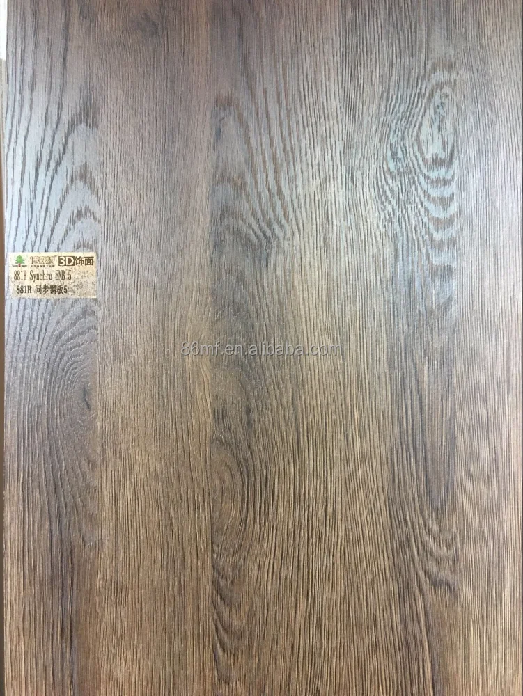
18mm double side wood color veneer texture laminated particle board 