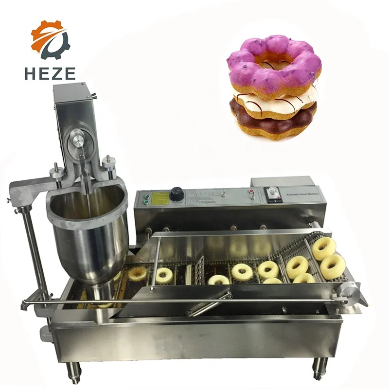 
Mini Donut Machine HZT-101 Automatic Donut Fryer Making Machines For Sale 