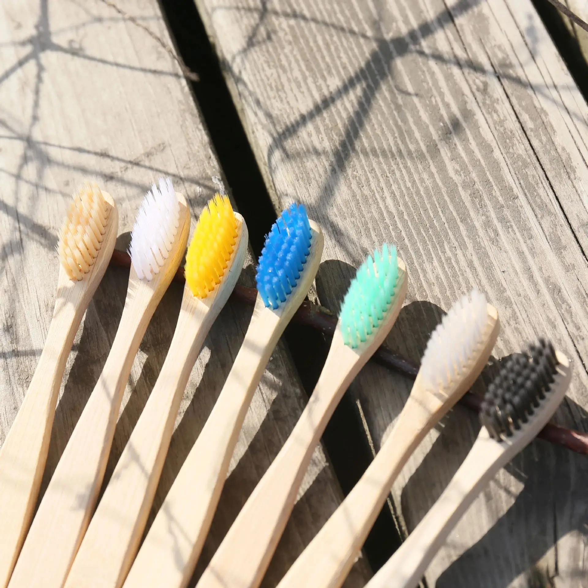 100% Bamboo handle toothbrush toothpaste making machine stand Professional Eco-friendly