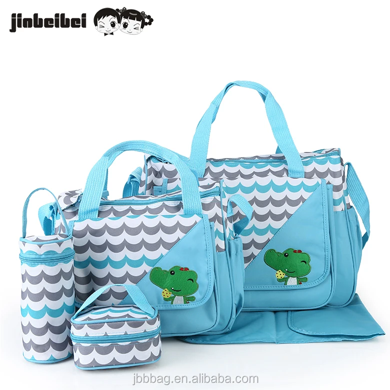 
Hot sale new design multifunctional mommy diaper travel baby bag with baby changing pad 