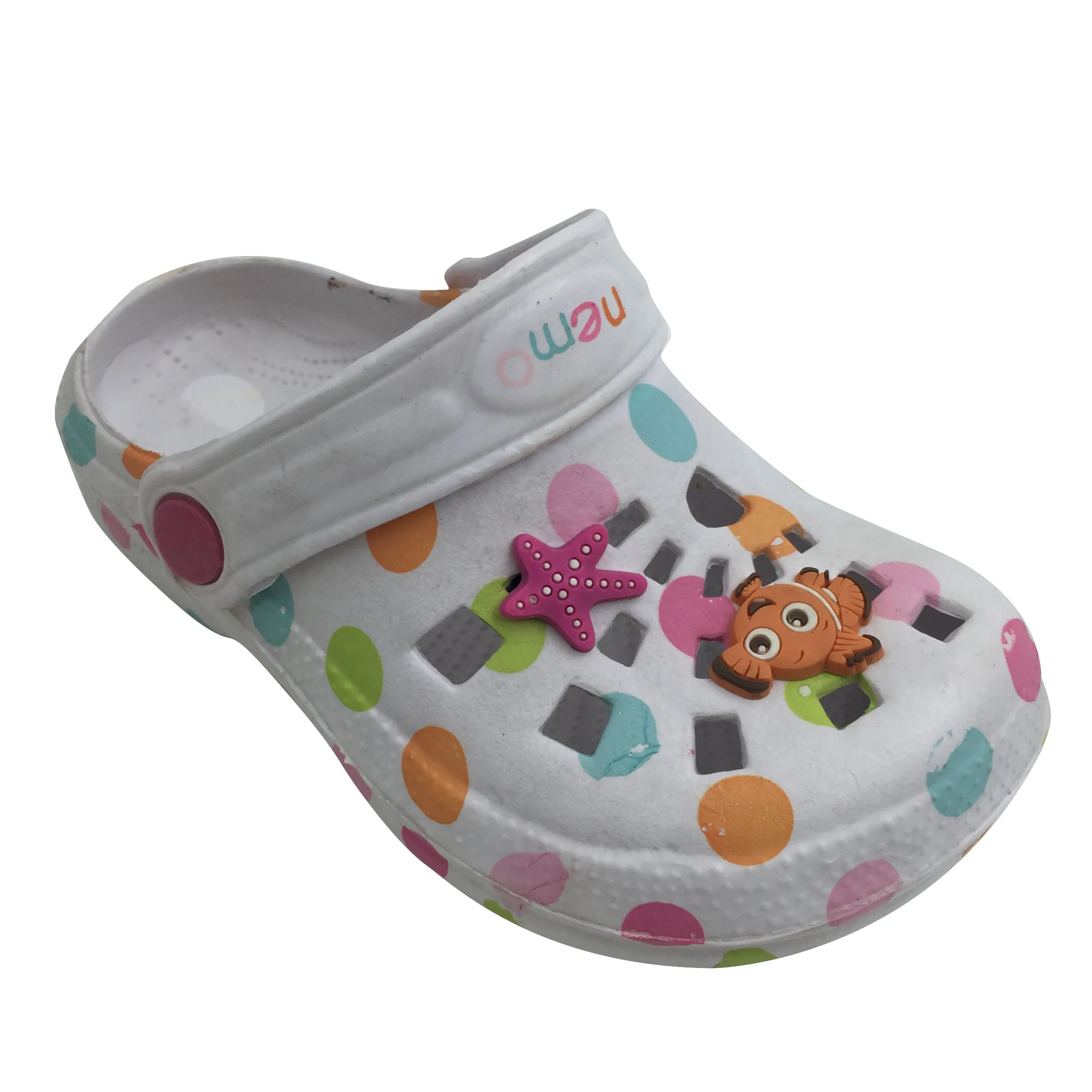 
eva kid garden clogs with cartoon 