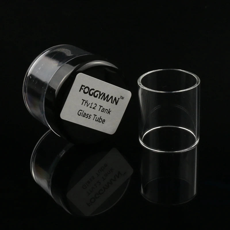 Foggyman  electronic cigarette Pyrex replacement glass tube for tfv12 vape starter kit
