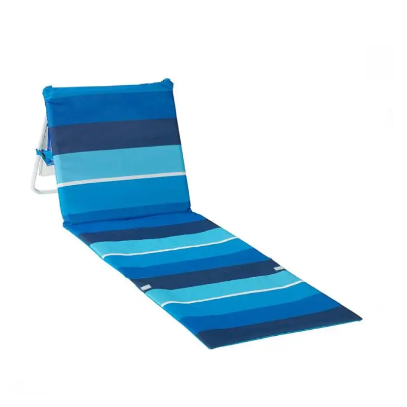 Профессиональные поставки легкий складной портативный Полосатый Мягкий складной пляжный коврик со спинкой