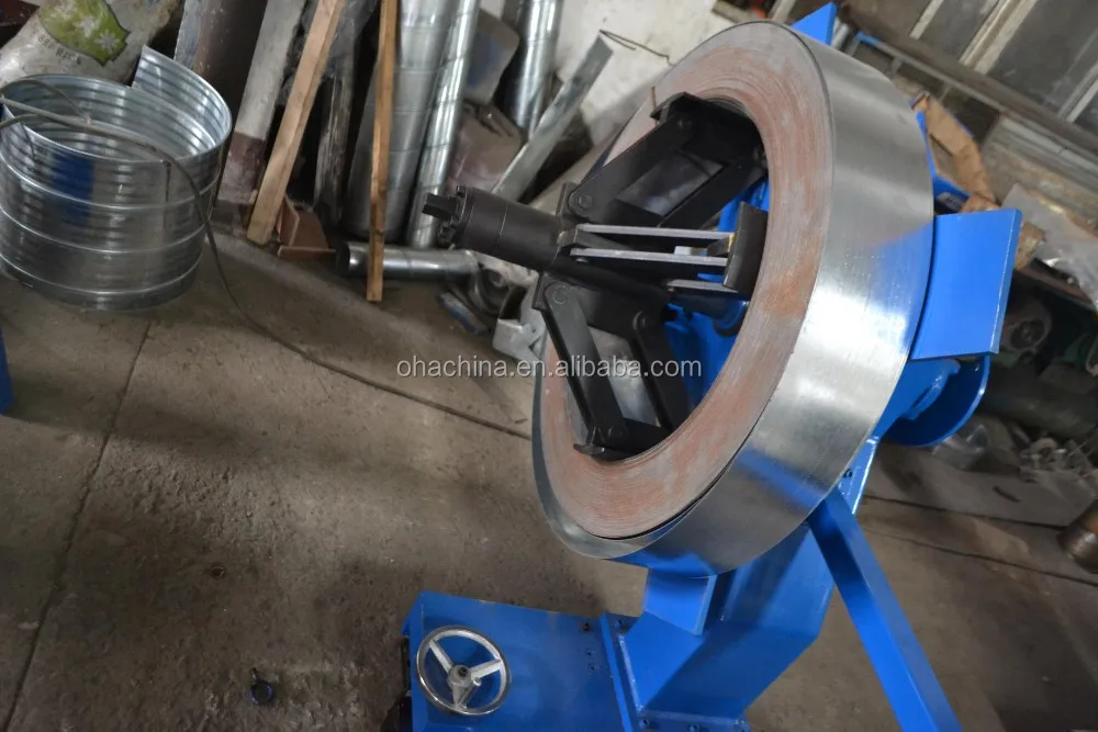 TF-1500 Sprial Tubeformer Galvanized steel spiral round duct forming machine for air duct making