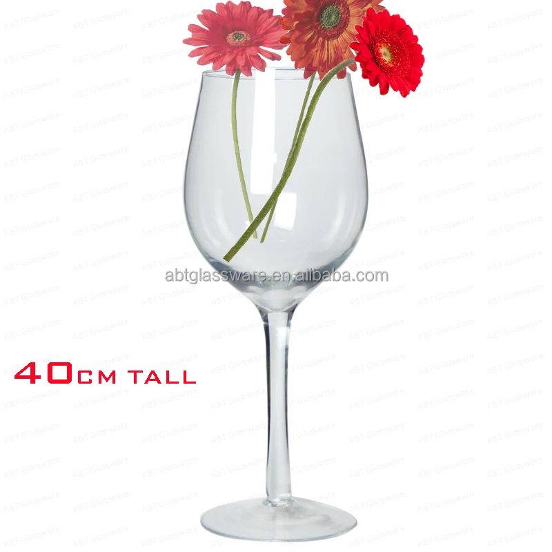 Hot sale wedding large clear martini glass vase for centerpieces wholesale