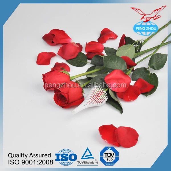 
High quality rose bud protective packaging netting / flowers protection net (factory & export) 