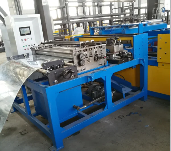 New design CE approved quality hvac air duct making machine for air square pipe forming