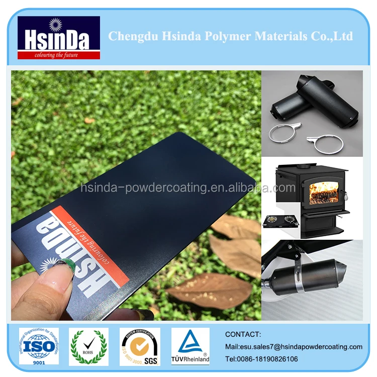 
High temperature resistant black spray powder coating paint 