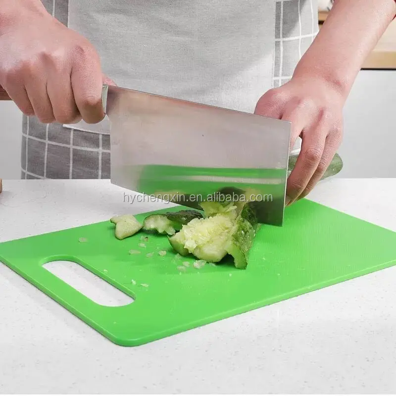 hot sale BPA free classic fruit vegetable Plastic kitchen butcher block poly cutting board