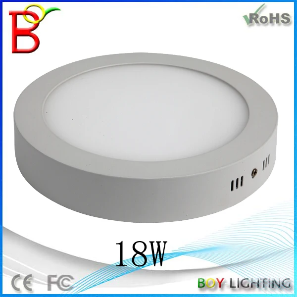 Round or square led lux down light panel mounted led lamp