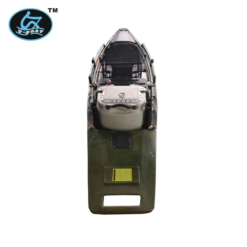 4.173m-long camouflage color pro angler fishing kayak&kajak canoe boat with pedal from U-Boat factory