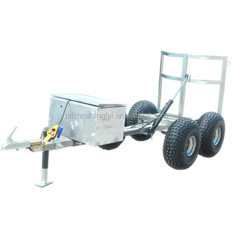 China factory custom small size outdoor car trailers cargo utility motorcycle trailers