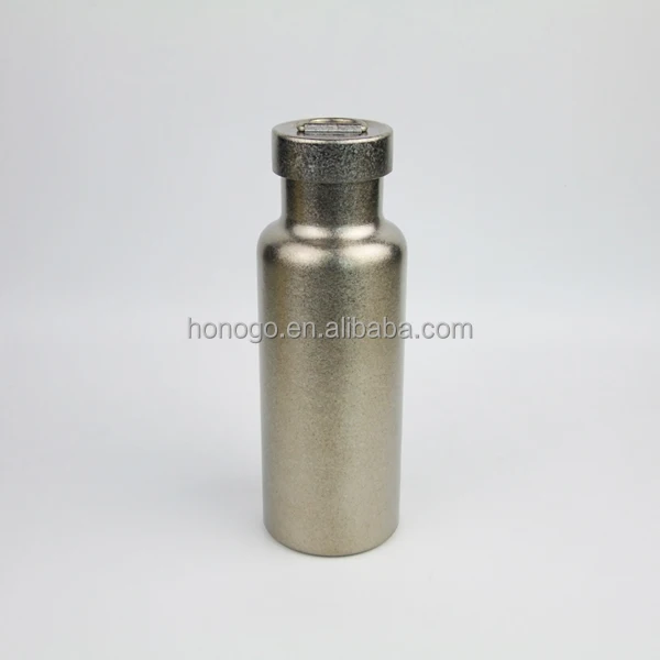 Portable outdoor camping double wall vacuum insulated TC4 titanium water bottle
