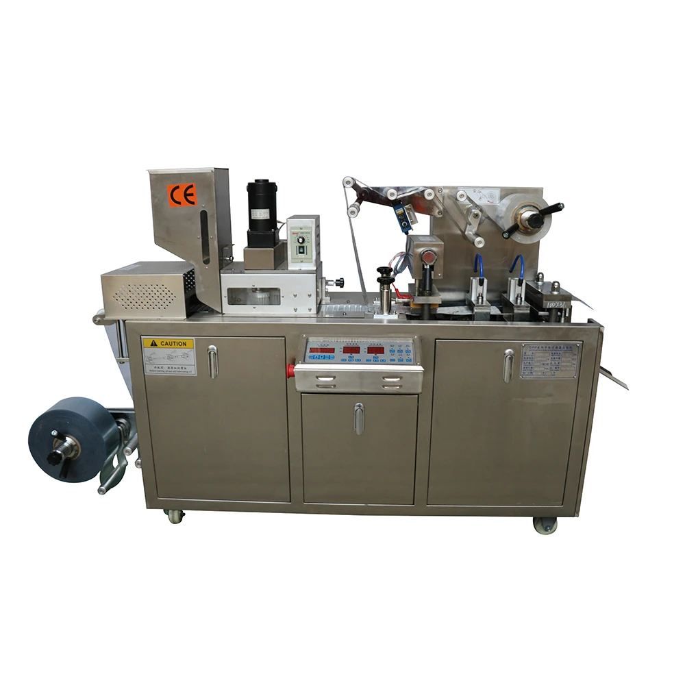 Автоматическая блистерная упаковочная машина MY-80 Mini для оливкового масла, джема, шоколада