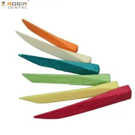  Одноразовый стоматологический деревянный клин цветной Клин для фиксации зубов