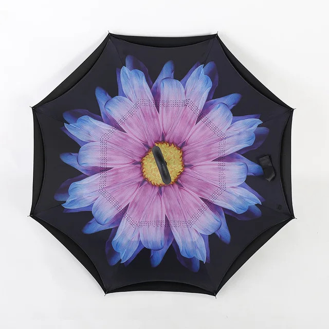 ambrella car reverse umbrella with c shape handle