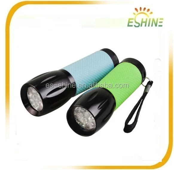 Top Quality Promotion Gift Custom Metal UV Keychain Mini Led Flashlight