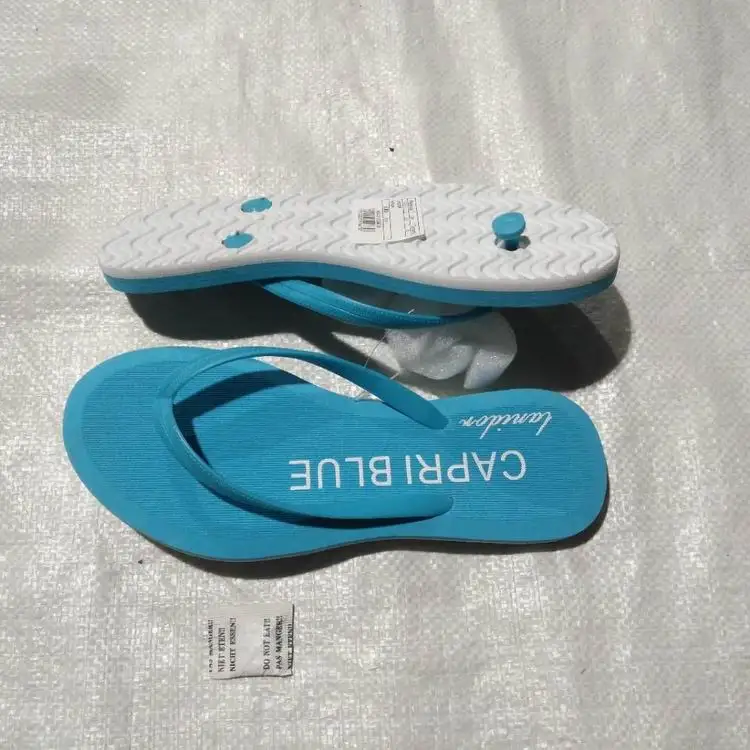 womens cheap wholesale stock flipflops pvc strap Eva or eva with tpr  outsole printed slippers