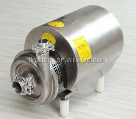 stainless steel sanitary removable centrifugal pump with cart and caster