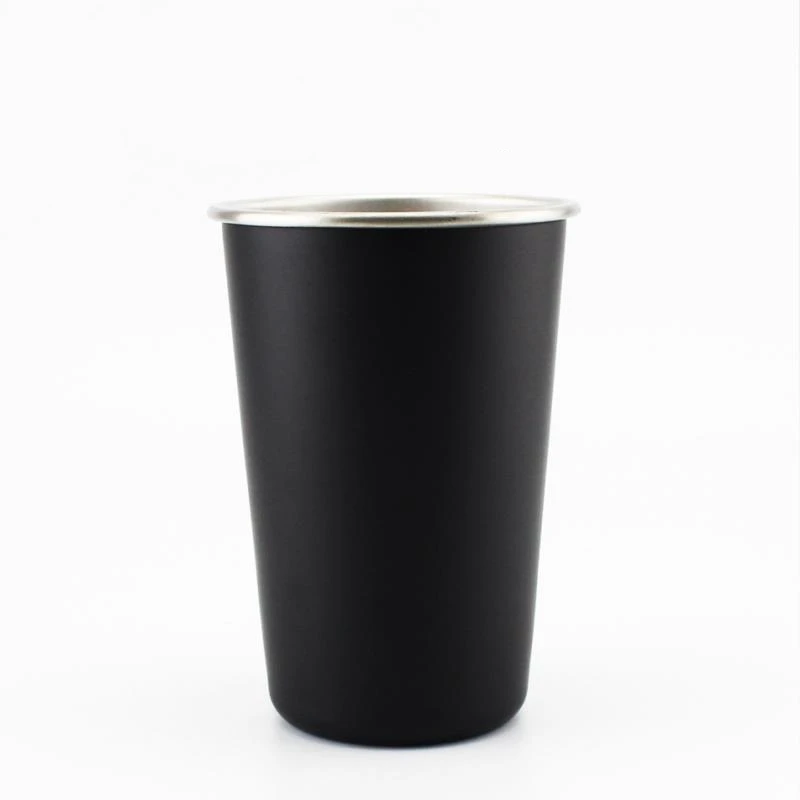 Coffee Travel Beer Vacuum Insulated Double Wall Carabiner Silicone Lid Insert Stainless Steel Camp Mug