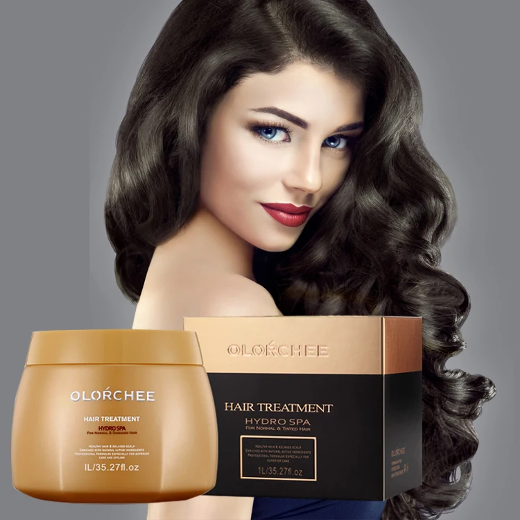 GMP/ISO Certification professional salon hair repair mask,natural collagen gold hair mask cream