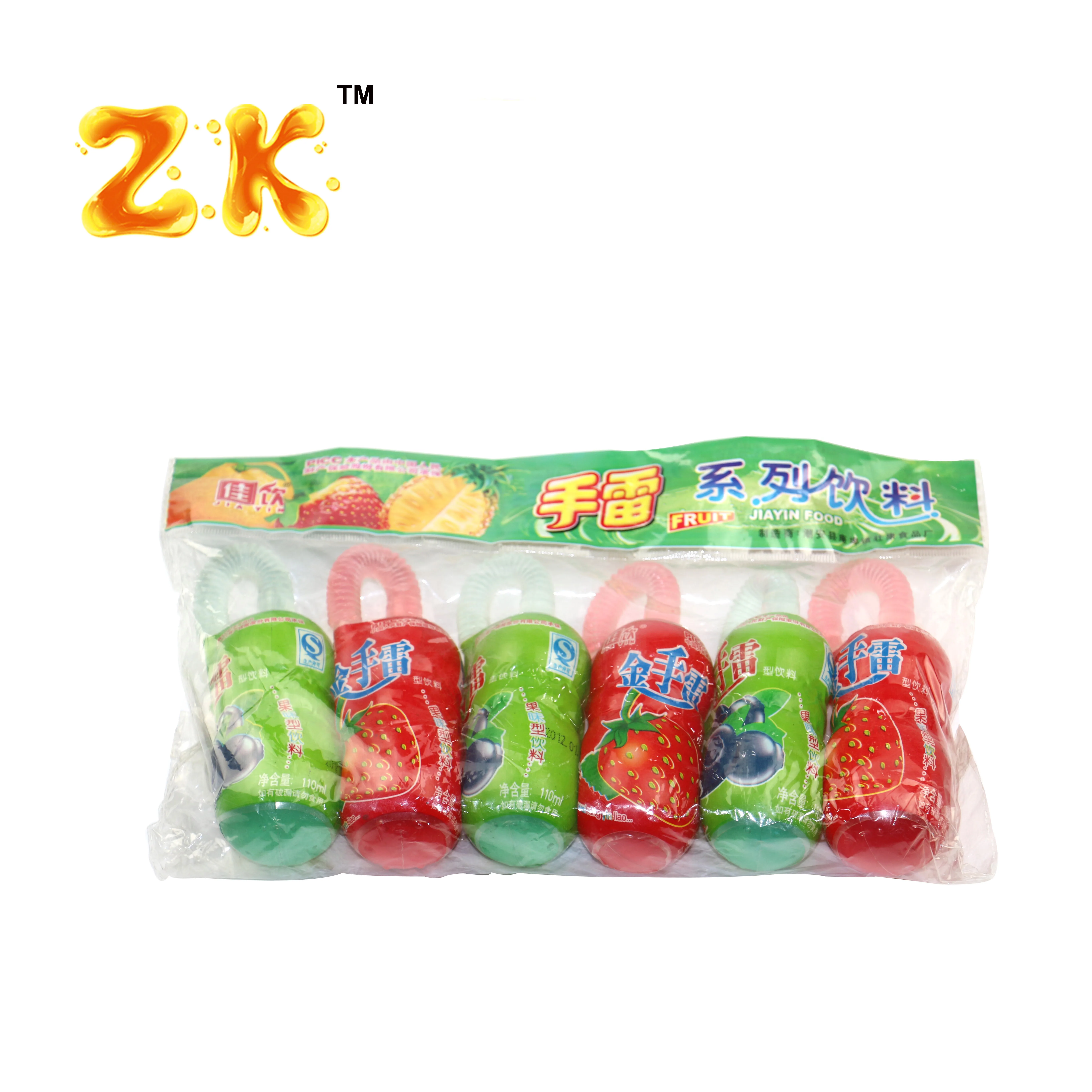 6pcs/bag 110ml jelly juice fruit juice