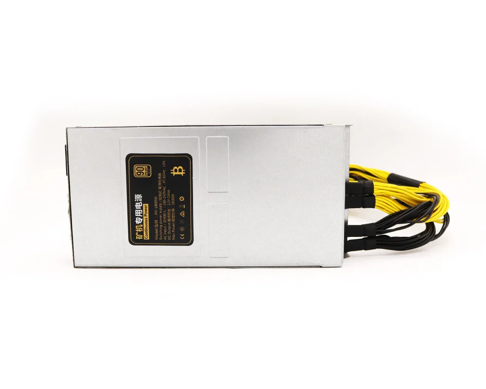 
Manufacture 1800W 90plus PC ATX power supply for S7 S9 L3+ D3 R4 Bitcoin miner 