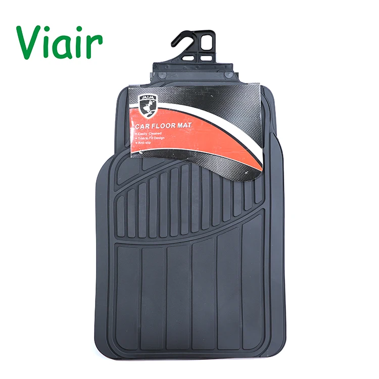 Anti slip car floor mats 4 pcs car mat floor the safety of driving Universal Black Beige Grey custom pvc car floor mat