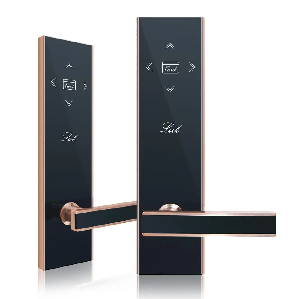 Security EU/US Morise Electronic Smart Key Card Reader Door Lock for Hotel/Apartment with Free Software