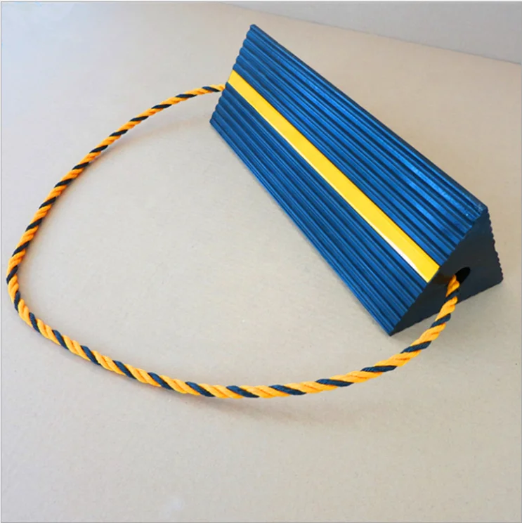 Yellow Super Large Aircraft/ Helicopter/vehicles Polyurethane Wheel Chock