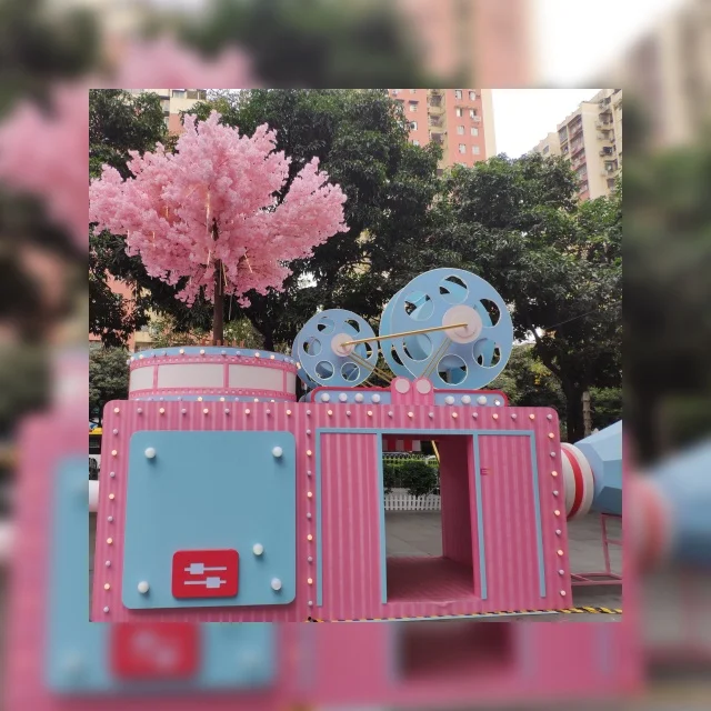 2020 Christmas Plants Faux Fiberglass Artificial Cherry Blossom Tree With Factory Price