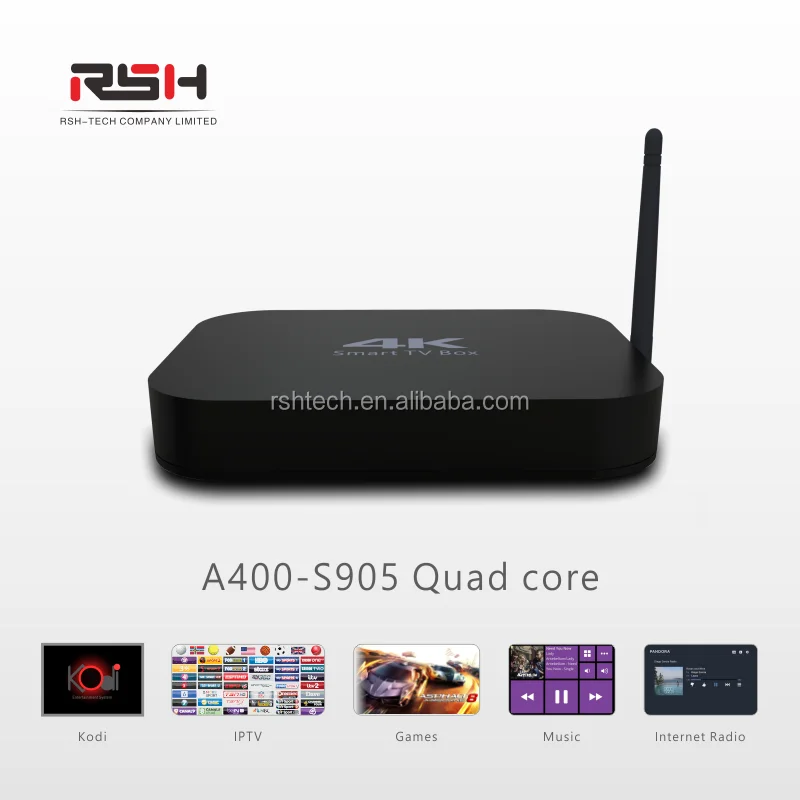 4 К Kodi TV box Amlogic S905 Smart ОТТ TV box полный сексуальный видео hd скачать горячий продукт на рынок
