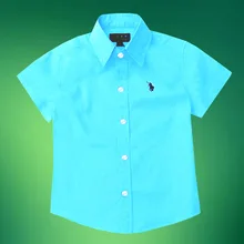 Children s short sleeve shirt Han edition summer wear children s wear boy cuhk children s