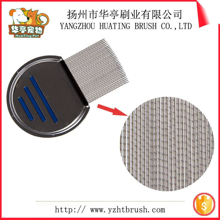 Specializing removal pet lice stainless steel handle head lice comb