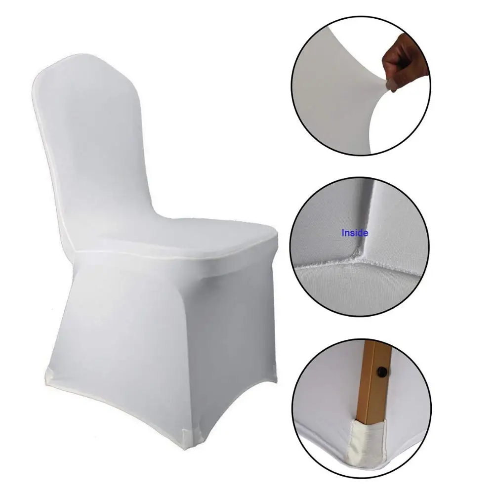 YT00313 wholesale cheap $1 wedding regular banquet spandex chair cover 1.00