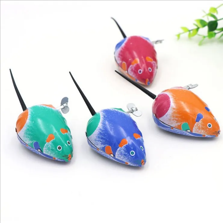 vintage tin toys Clockwork Wind Up Mouse toy for kids