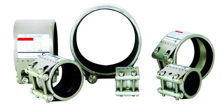 
Pipe Coupling Grip-D double lock clamp with Steel Strip Insert 