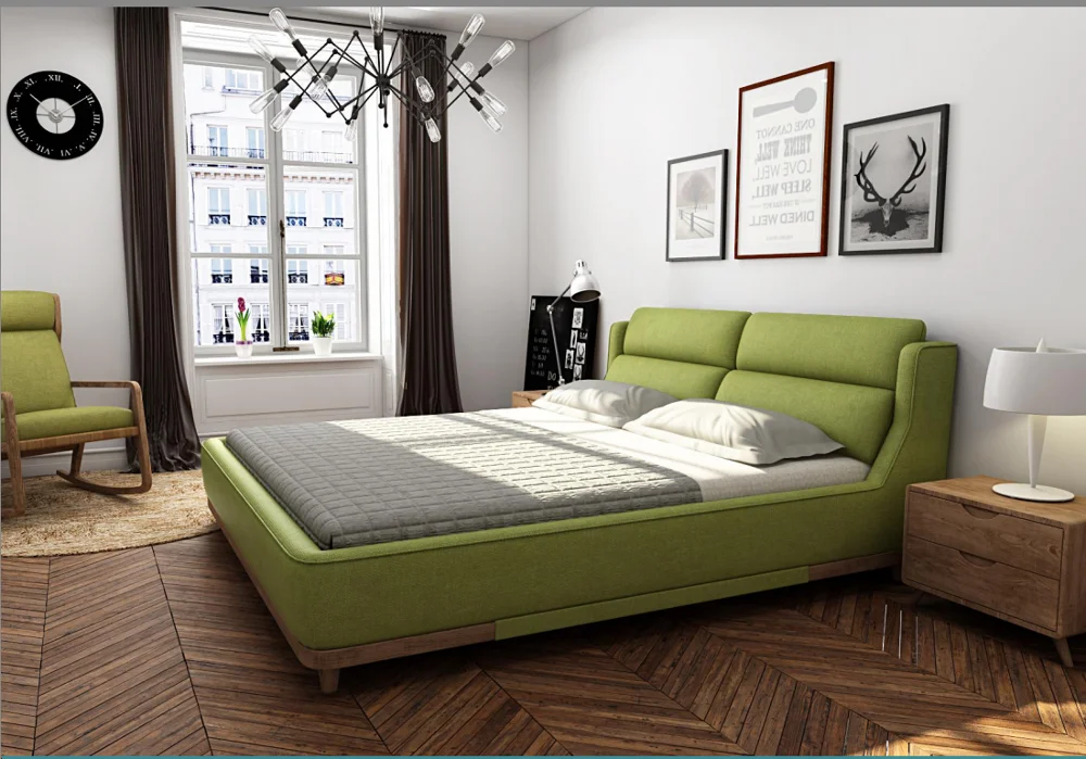 Best Sale Bedroom Furniture  Modern Soft Bed
