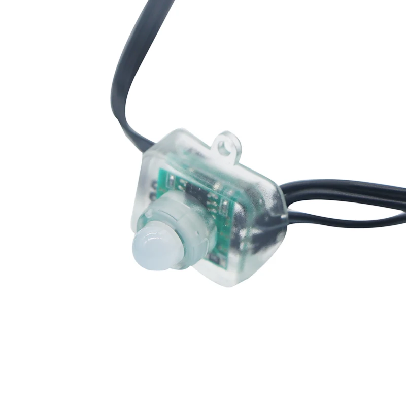 LED Node 12MM Digital RGB Square WS2811 IC Pixel Module String 5V 12V Waterproof 2811 Individually Addressable Light